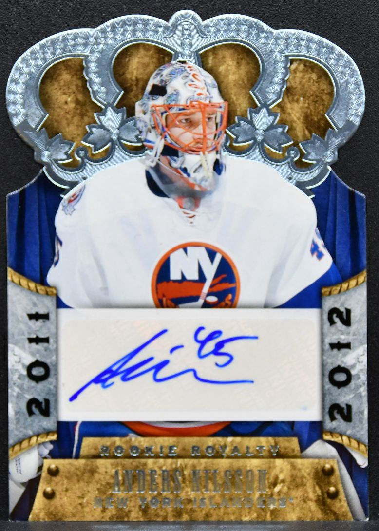 2011-12 Panini Anthology Crown Royale Nilsson 217 Islanders RC Auto 1260