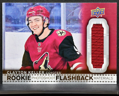 2018-19 UD Rookie Photoshoot Flashback Materials Jersey Keller Jersey 0634