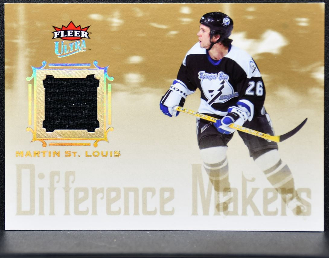 2005-06 Fleer Ultra Difference Makers Jersey St. Louis Lightning Jersey 8655