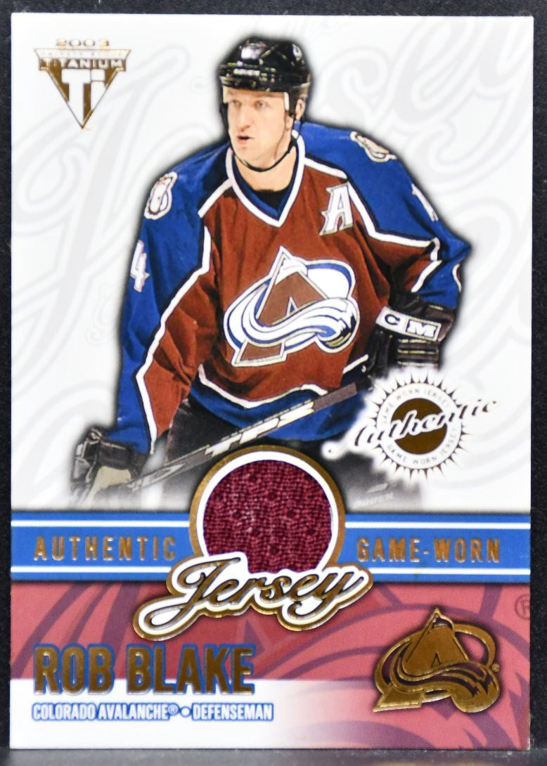 2002-03 Pacific Private Stock Titanium Jerseys Blake 0191/1020 Jersey 5771