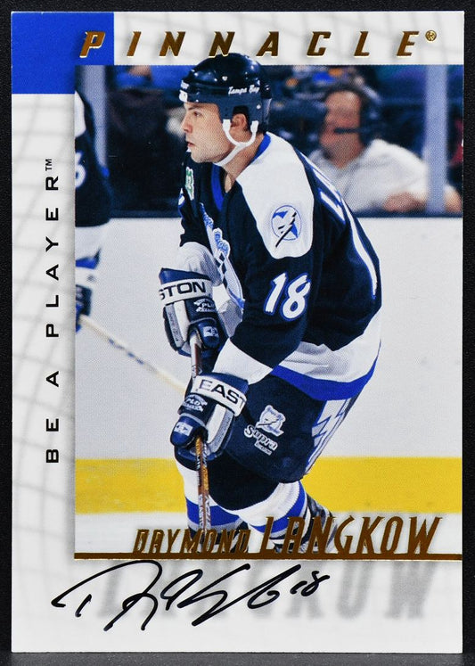 1997-98 Pinnacle Be a Player Autographs Daymond Langkow 176 Auto 4525