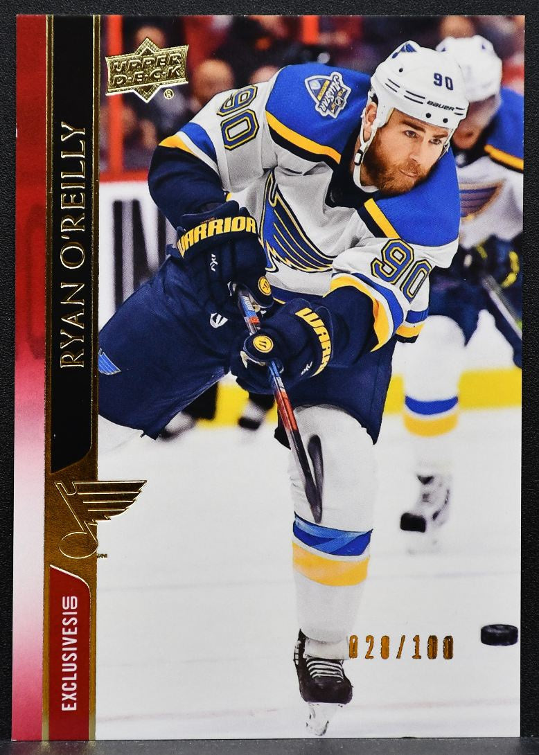 2020-21 Upper Deck Series 1 UD Exclusives Ryan O'Reilly 154 Blues 020/100 2881