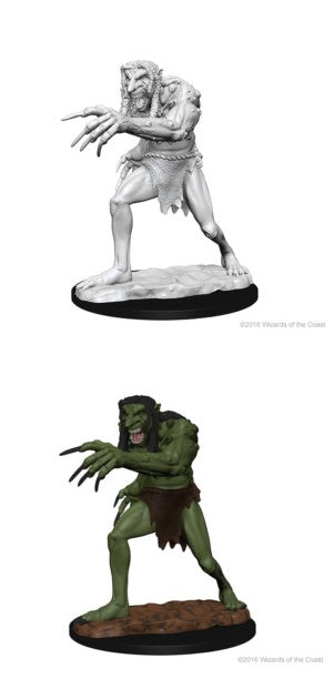 Figurines non peintes D&amp;D Troll de la Première Guerre mondiale