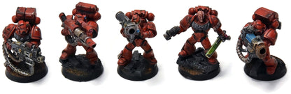 BLOOD ANGELS 5 Devastator Squad #12 Some Metal Parts PRO PAINTED Warhammer 40K