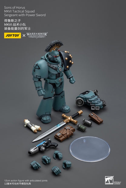 MKVI Tactical Squad Sergeant with Power Sword Sons of Horus Joy Toy