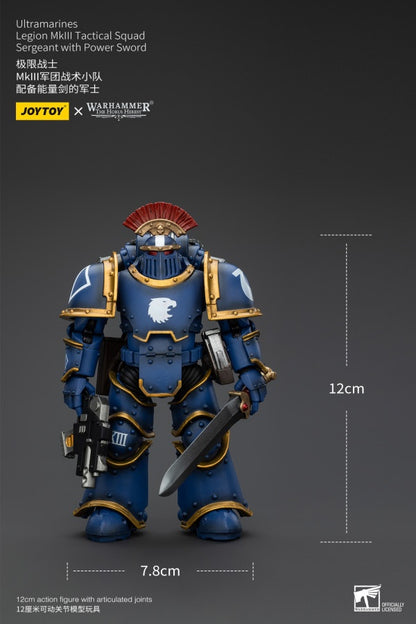 Legion MKIII Tactical Squad Sergeant with Power Sword Ultramarines Joy Toy
