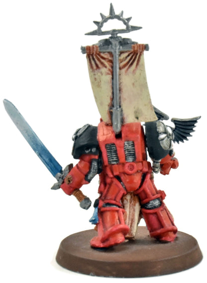 BLOOD ANGELS Terminator Captain w/ Sword #1 METAL WELL PAINTED Warhammer 40K