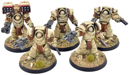 DARK ANGELS 5 Cataphractii Terminators #1 WELL PAINTED Forge World 40K