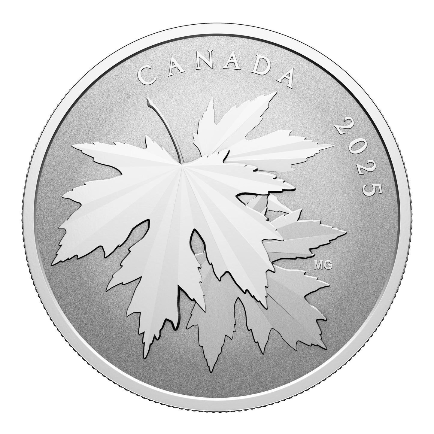 Gleaming Maple Leaves – 1/2 oz. Fine Silver Coin