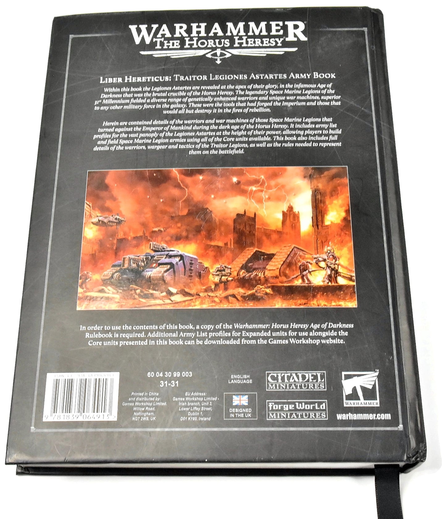 HORUS HERESY Liber Hereticus Used OK Condition