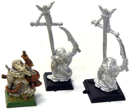 SKAVEN Plague Monk Standard & Musician #1 METAL Warhammer Fantasy