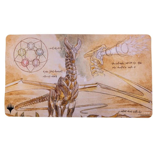 Ultra Pro Playmat MTG Brothers War Schematic Art V7