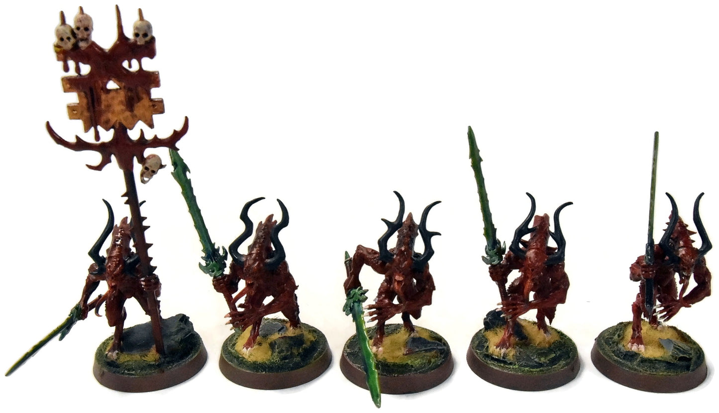 BLADES OF KHORNE 10 Bloodletters #2 WELL PAINTED Sigmar