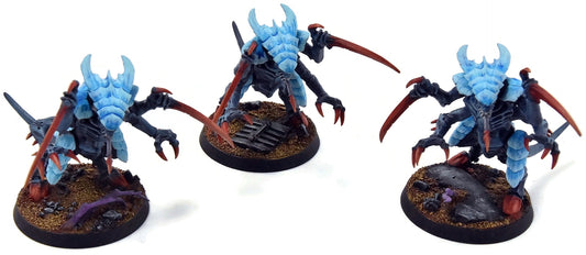 TYRANIDS 3 Tyranids Warriors #1 WELL PAINTED Warhammer 40K