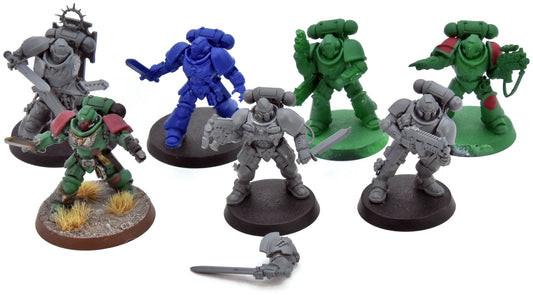 SPACE MARINES 7 Loose Models #1 Warhammer 40K lieutenant