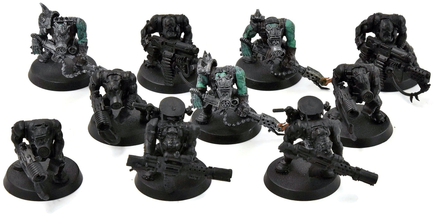 ORKS 10 Kommandos Special Weapons Converted #1 Warhammer 40K