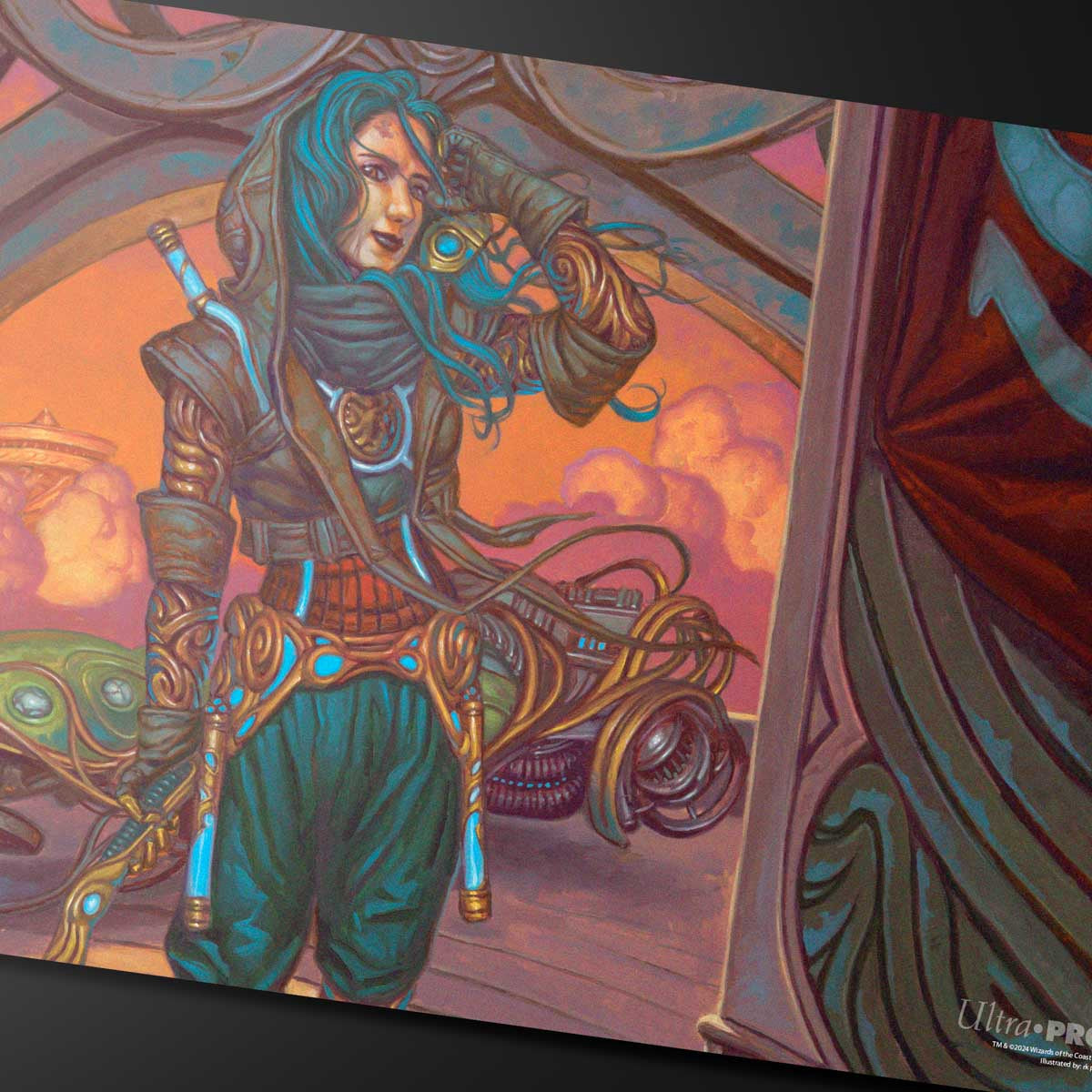 Ultra Pro Playmat MTG 2025 Multiplanar Race Set Borderless Racer 1