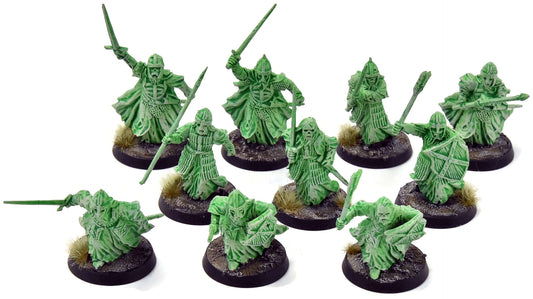 LORD OF THE RINGS 10 Army Of The Dead Warriors #1 WELL PAINTED LOTR