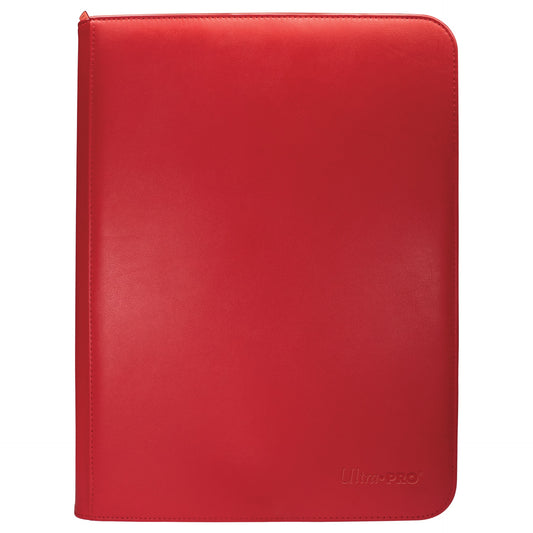 Ultra Pro Zip Binder Pro Vivid 9Pkt Red