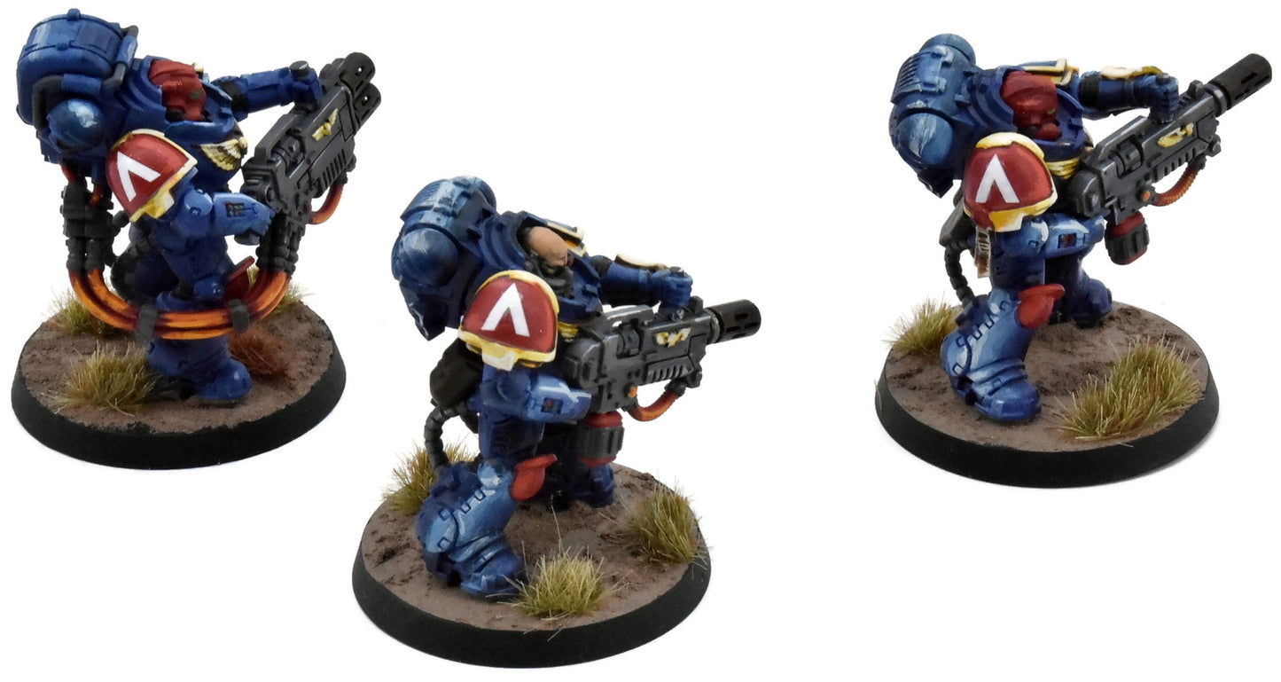 SPACE MARINES 3 Primaris Eradicators #2 WELL PAINTED Warhammer 40K