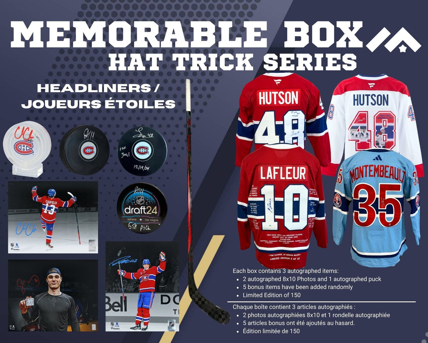 Memorable Box Hat Trick - Montreal Canadiens Edition SERIES 3