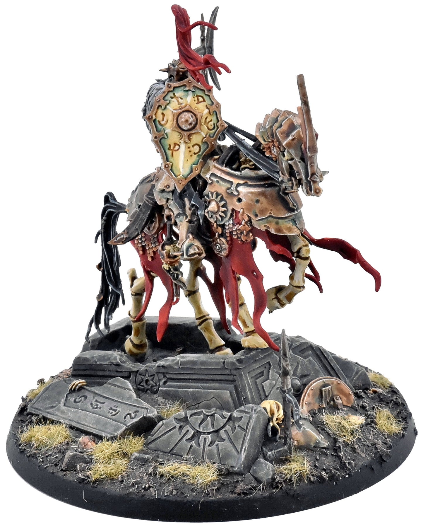 SOULBLIGHT GRAVELORDS Wight King on Skeletal Steed #1 COMMISSION PRO PAINTED 1262