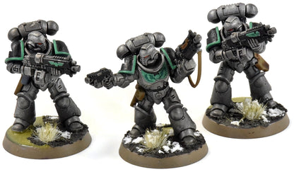 SPACE MARINES 3 Primaris Intercessors #1 WELL PAINTED Warhammer 40K
