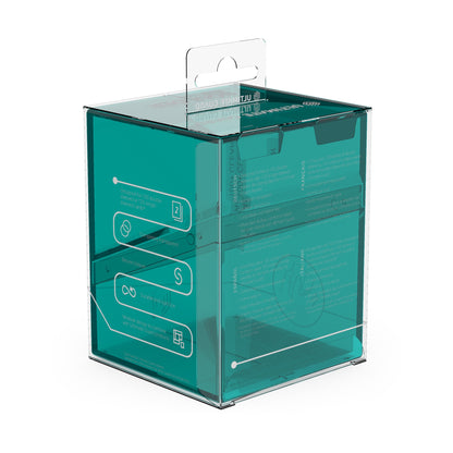 Ultimate Guard Deck Case Boulder 100+ Clear Malachite