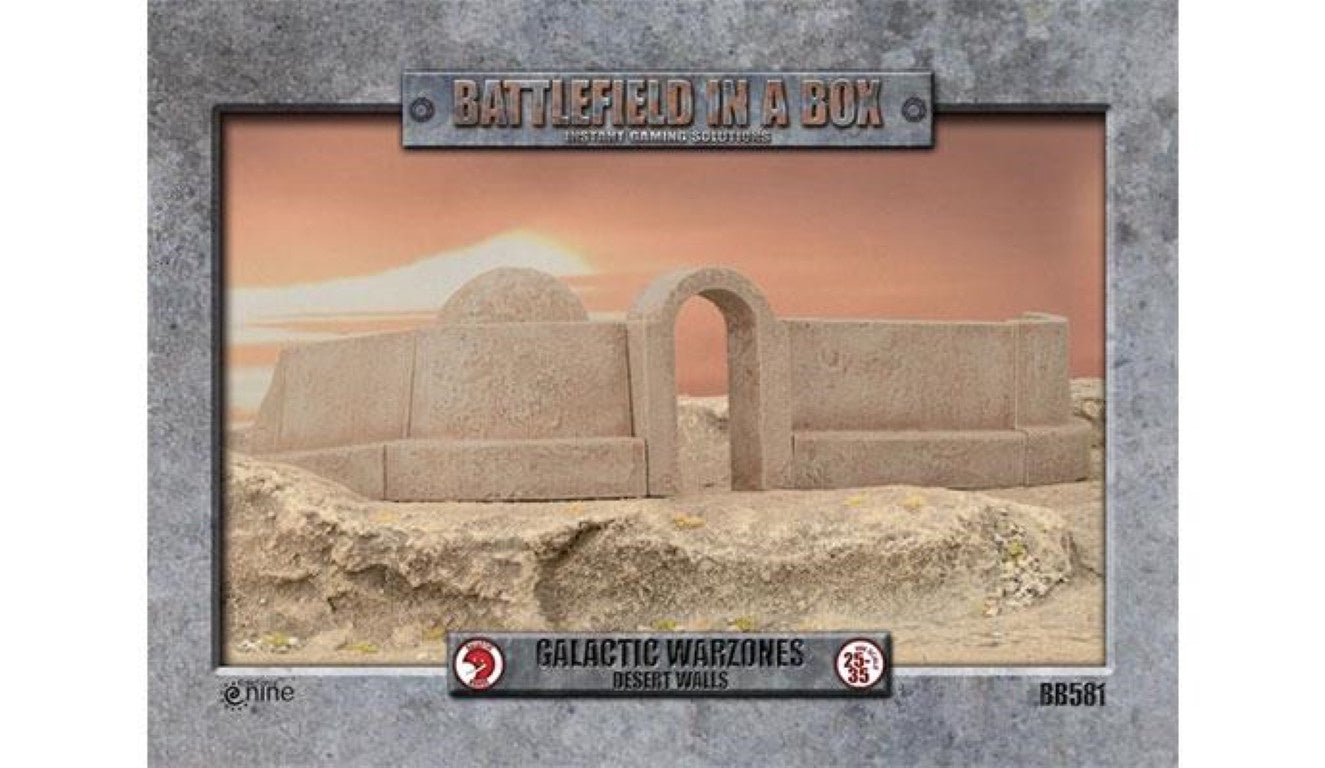 Battlefield in a Box - Galactic Warzones Desert Walls