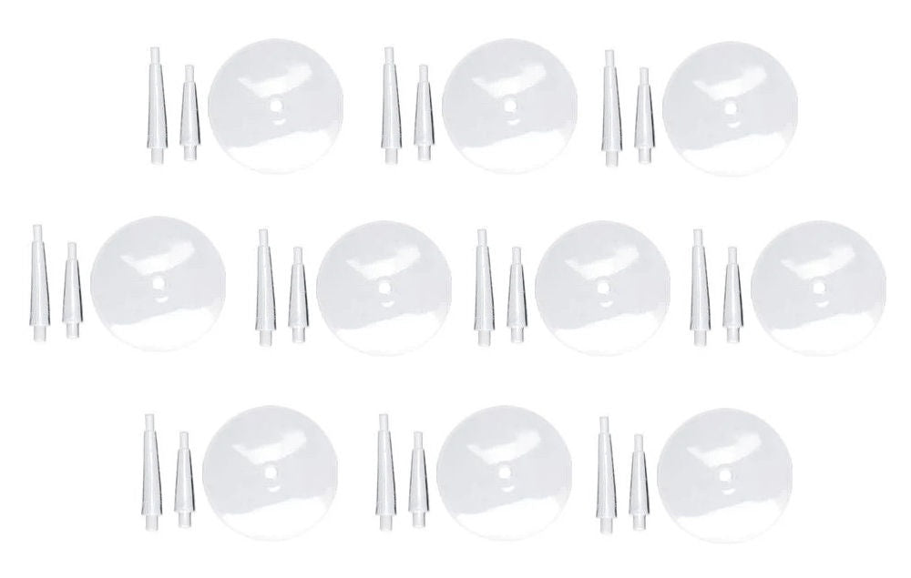10 * 32mm Round Transparent Flight Stand
