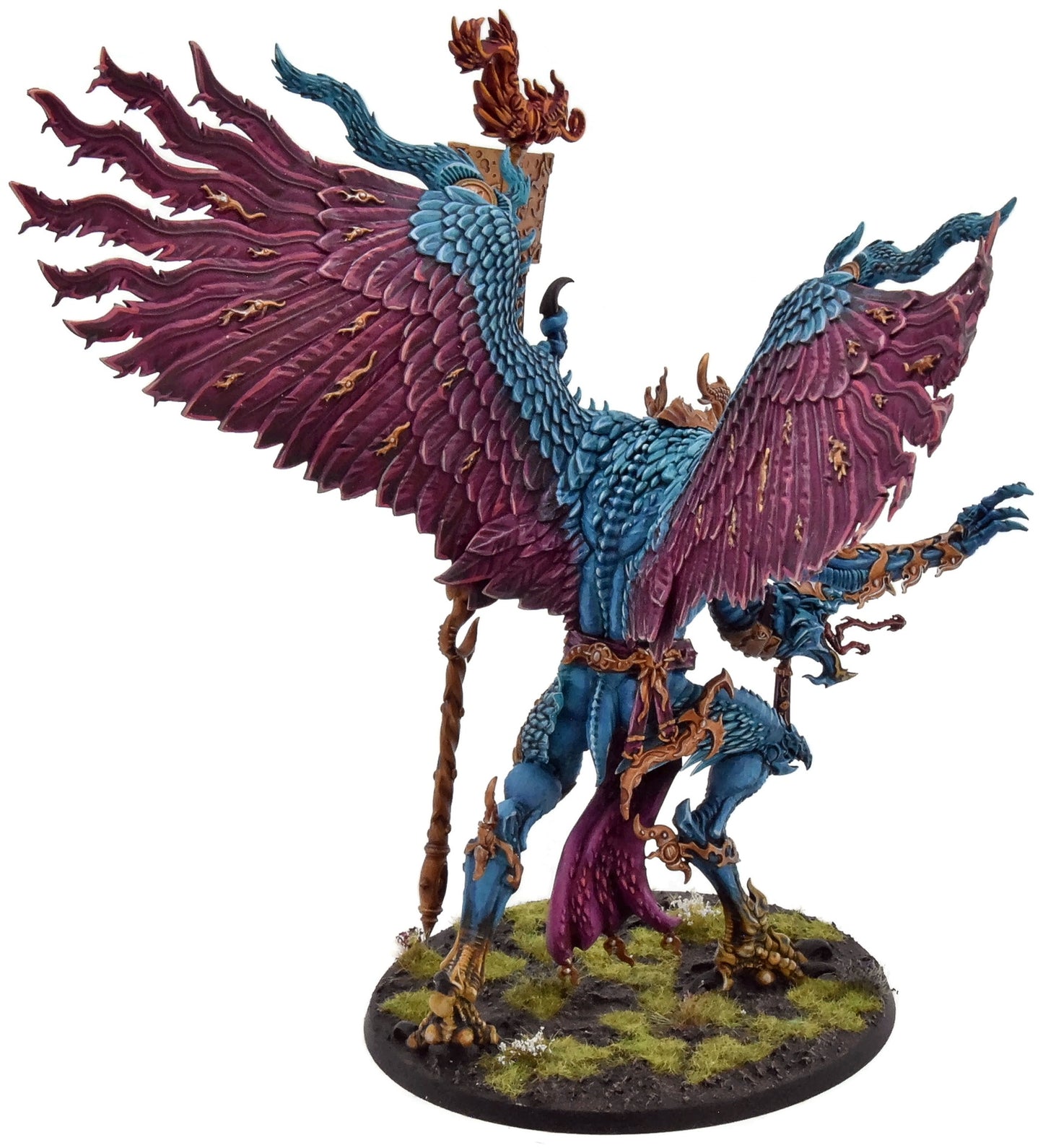 DISCIPLES OF TZEENTCH Kairos Fateweaver COMMISSION PRO PAINTED Sigmar 40K 0212