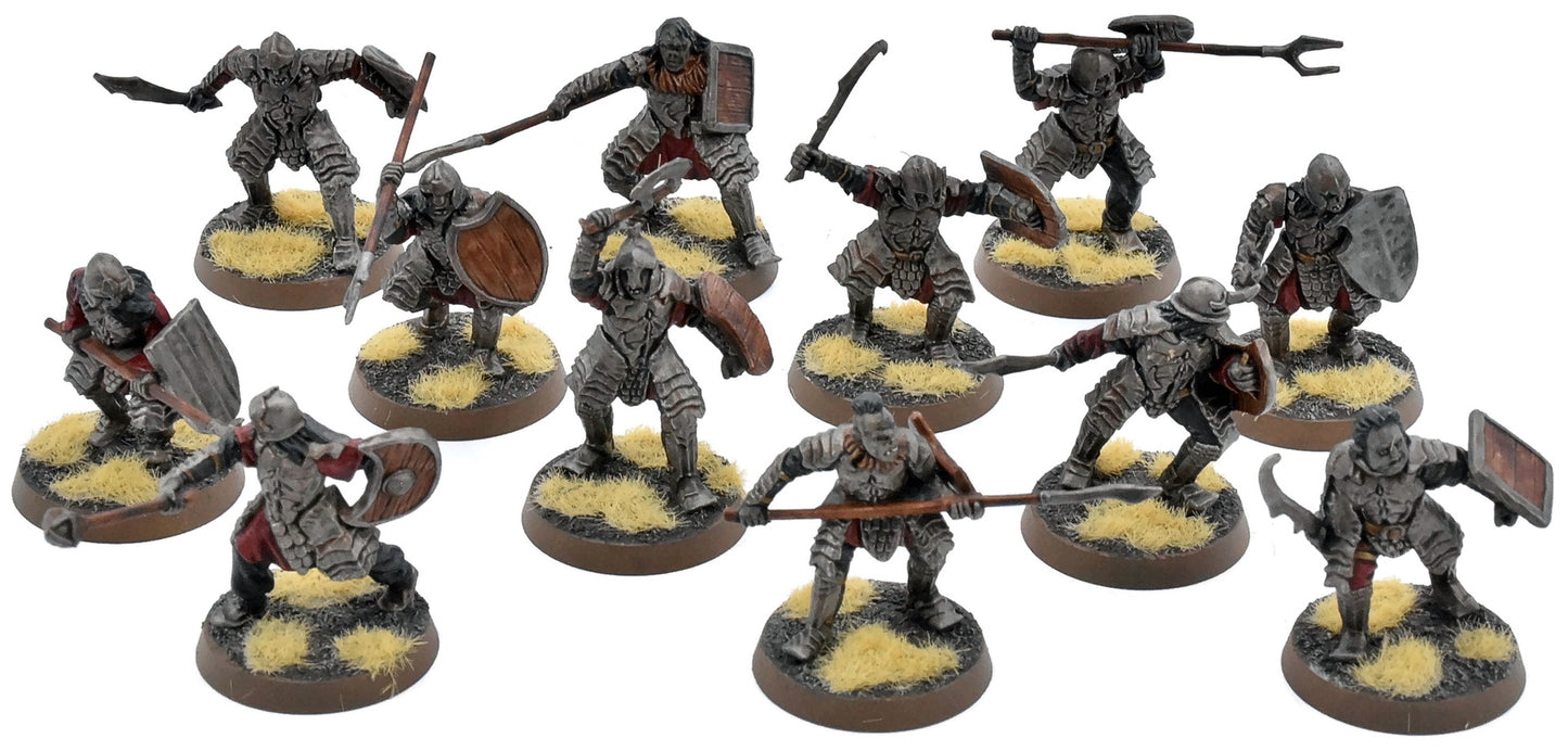 LOTR 12 Morannon Orcs #3 WELL PAINTED Middle Earth Strategy Battle Game