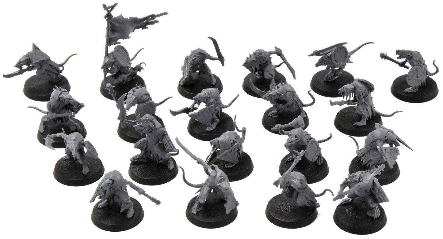 Skaven 20 Clanrats Sigmar Assembled Skaventide (may be different from pictures) 7273