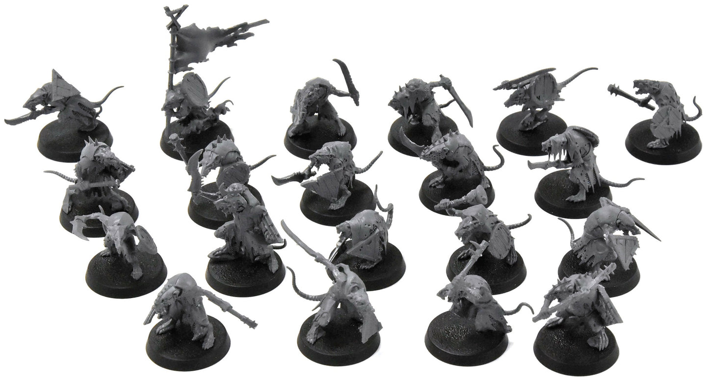Skaven 20 Clanrats Sigmar Assembled Skaventide (may be different from pictures) 7273