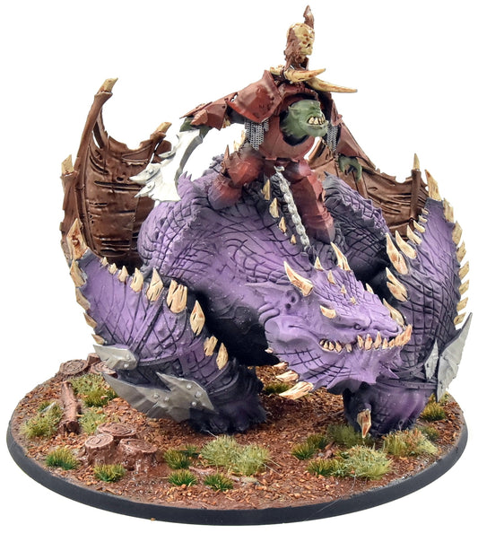 ORRUK WARCLANS Megaboss On Maw Krusha WELL PAINTED Sigmar