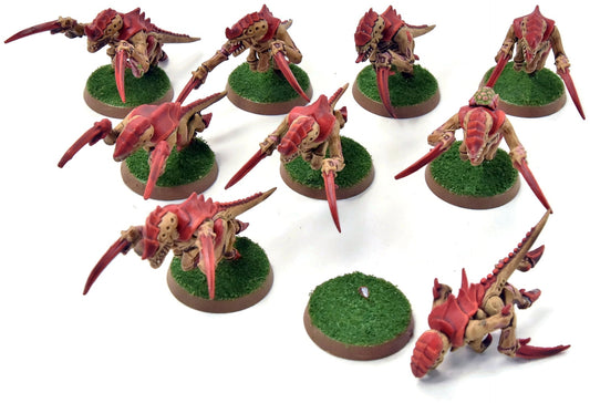 TYRANIDS 9 Hormagants #3 Warhammer 40K WELL PAINTED