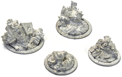 WARMACHINE 4 Objective Markers #1 METAL