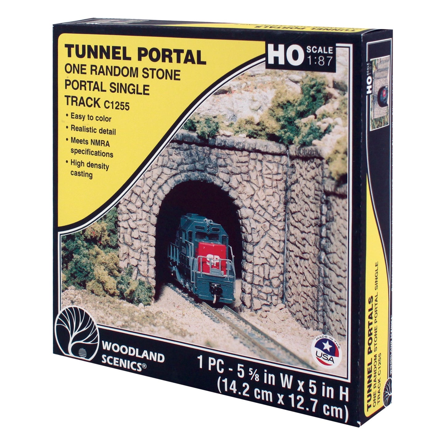 Woodland Scenics Tunnel Portal random Stone - Single (Ho) C1255