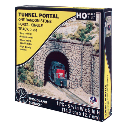 Woodland Scenics Tunnel Portal random Stone - Single (Ho) C1255