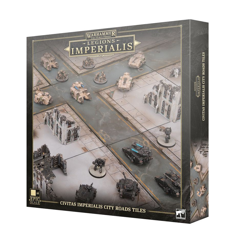Legions Imperialis - Tuiles de routes de la ville de Civitas Imperialis