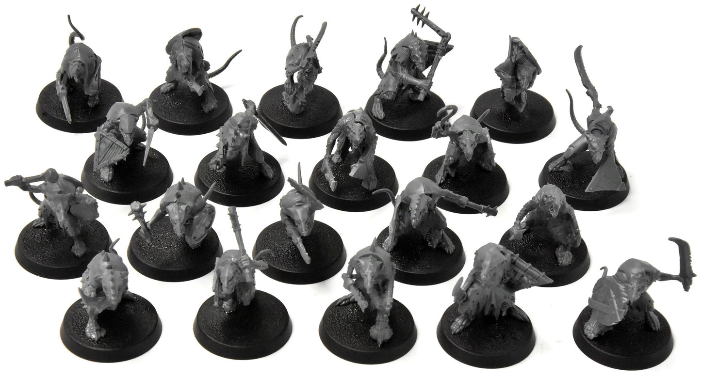 SKAVEN 20 Clanrats #4 Warhammer Sigmar Skaventide