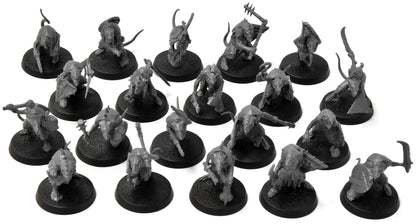SKAVEN 20 Clanrats #4 Warhammer Sigmar Skaventide