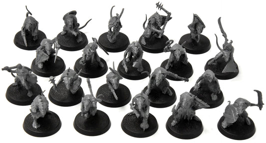 SKAVEN 20 Clanrats #4 Warhammer Sigmar Skaventide