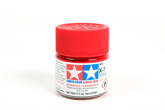 Tamiya Insignia Red Acrylic Gloss Mini (X-7)