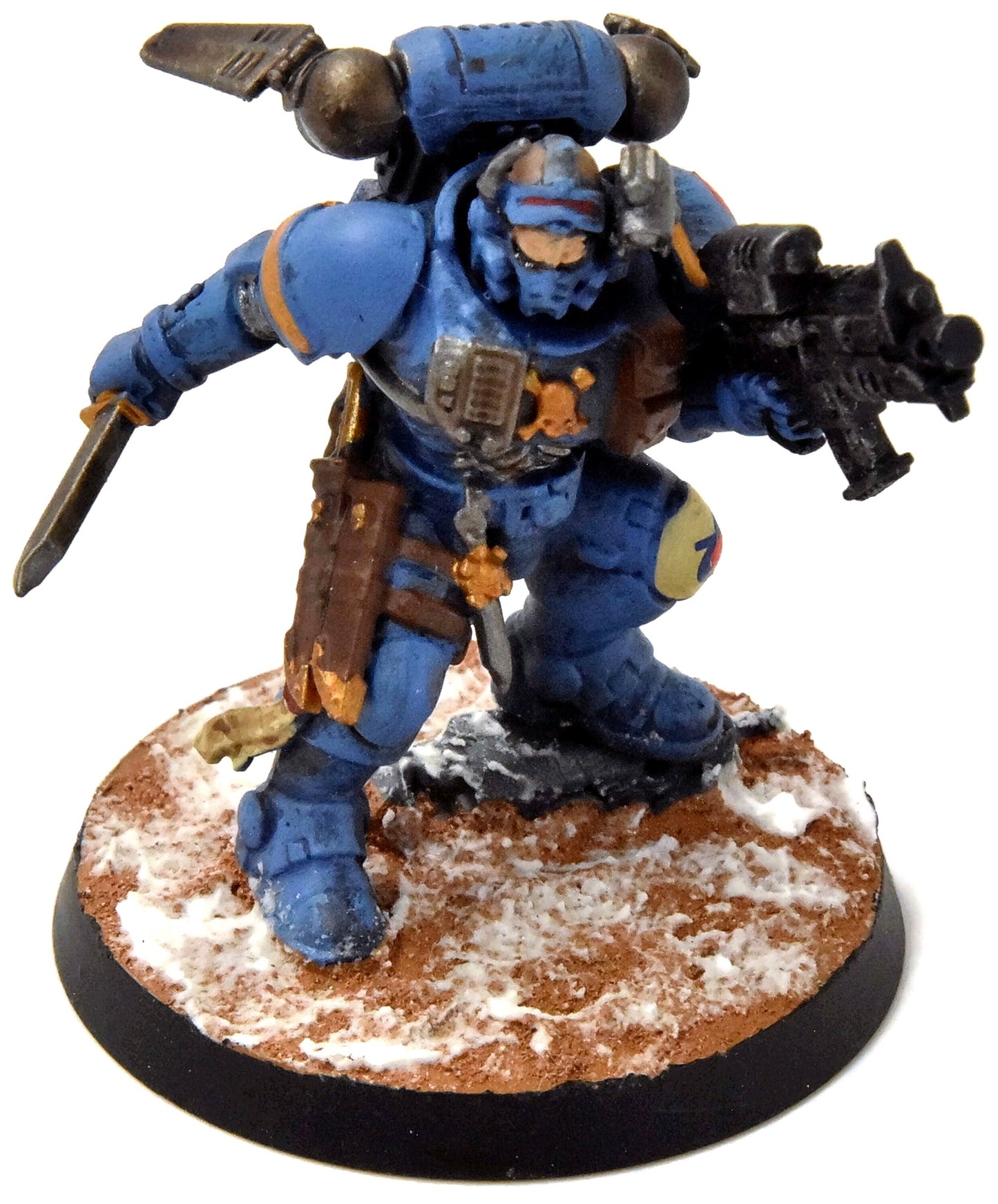 SPACE MARINES Lieutenant in Phobos Armor #5 Ultramarines PRO PAINTED 40K