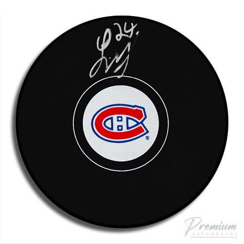 Logan Mailloux Autographed Puck - Official