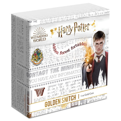 AGORO Harry Potter Classic-2022 Golden Snitch 1/4oz Gold