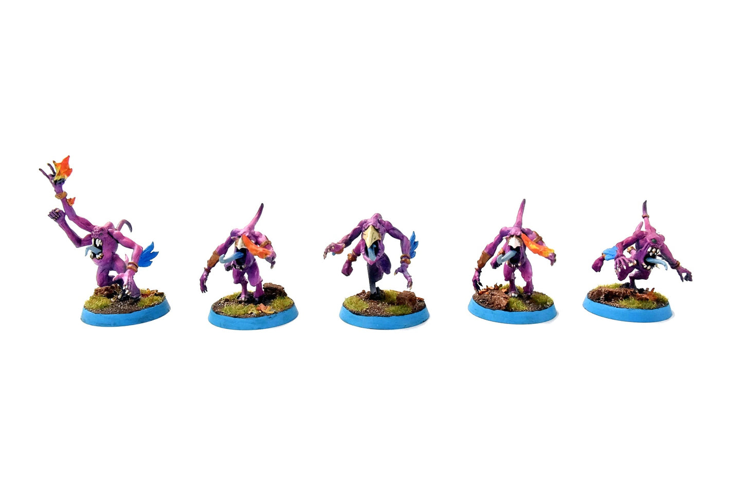 THOUSAND SONS 10 Pink Horrors #3 PRO PAINTED Warhammer 40K