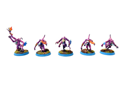 THOUSAND SONS 10 Pink Horrors #3 PRO PAINTED Warhammer 40K