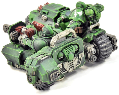 Moto d'attaque Dark Angels n°4, peinture de qualité, Warhammer 40K